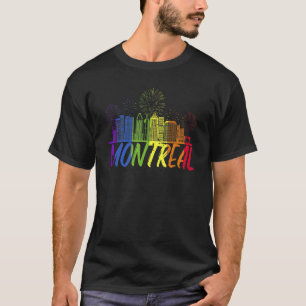 Camiseta Desfile Orgulho de Montreal Skyline Montreal