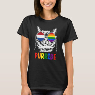 Camiseta Desfile Puride Gay Pride Holanda Óculos de Sol Ban