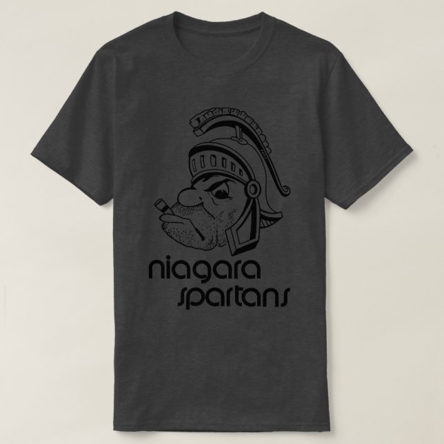 Camiseta Desfragmentar Niagara Spartans 1979 (Frente do Design)