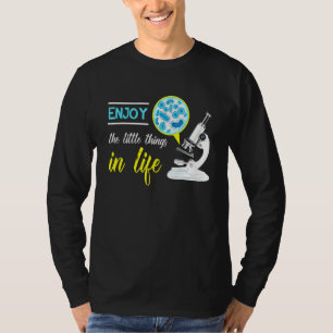 Camiseta Desfrute Da Coisa De Lixo Na Biologia Da Vida Cien