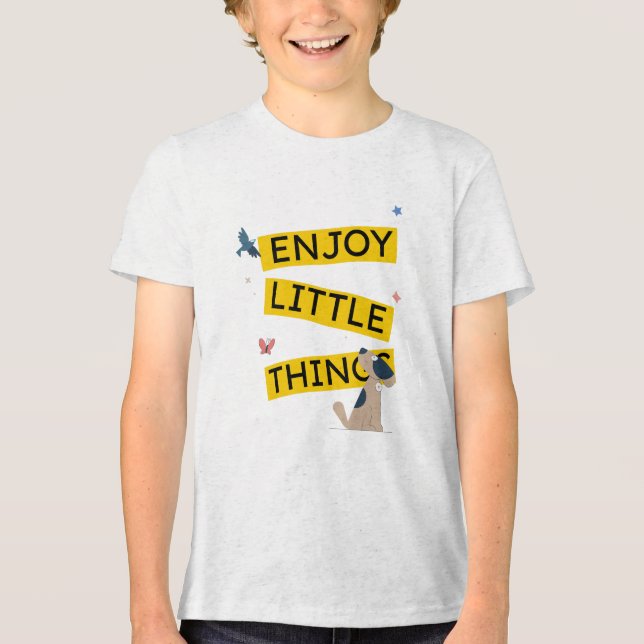 Camiseta Desfrute das pequenas coisas (Frente)