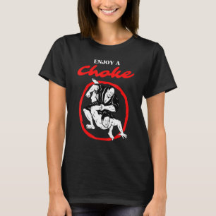 Camiseta Desfrute De Um Choke Engraçado Jiu Jitsu Bjj Mma H
