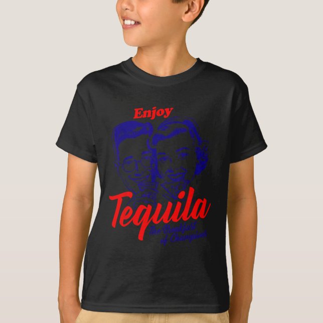 Camiseta Desfrute Do Café Da Manhã De Tequila De Champions  (Frente)