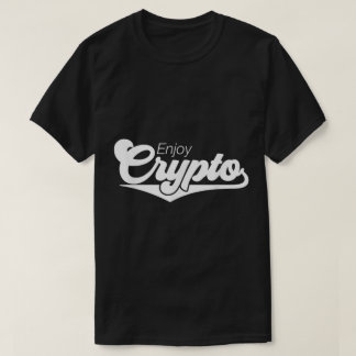 Camiseta Desfrute do Design Minimalista de Cripto