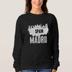 Camiseta Desfrute do Legal Gráfico Skyline da Espanha Madri