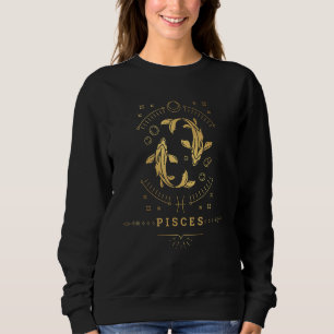 Camiseta Desfrute dos Peixes Sinais Zodiac Novelty Graphic 