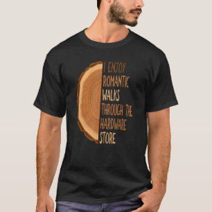 Camiseta Desfruto De Longas Caminhadas Românticas Através D
