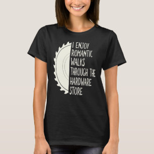 Camiseta Desfruto De Longas Caminhadas Românticas Através D