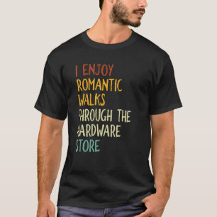Camiseta Desfruto De Longas Caminhadas Românticas Através D