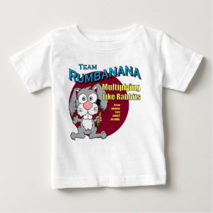 Camiseta Desgaste do bebê de Rumbanana