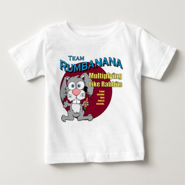 Camiseta Desgaste do bebê de Rumbanana (Frente)