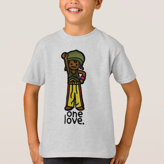 Camiseta desgaste do rasta (Frente)