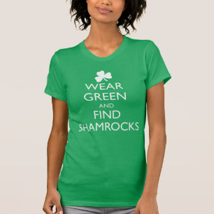 CAMISETA DESGASTE VERDE E TREVOS DO ACHADO