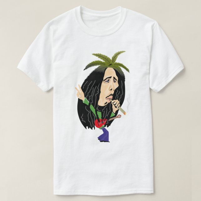 Camiseta desgin bob marly (Frente do Design)
