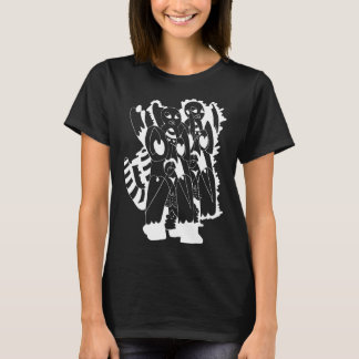 Camiseta design 004 (white on black)