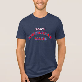 Camiseta design 100% Made Americana