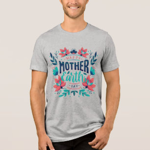 Camiseta Design- 23184, Dia da Mãe Terra Desenhada à Mão