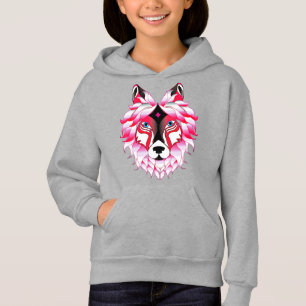 Camiseta Design- 24531 Pink Wolf Head