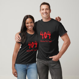 Camiseta Design 404 Namorado Não Encontrado