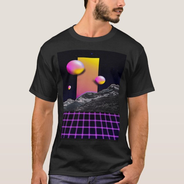 Camiseta Design 80s retro corajoso (Frente)