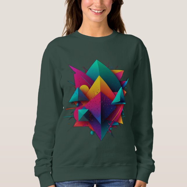 Camiseta design abstrato (Frente)
