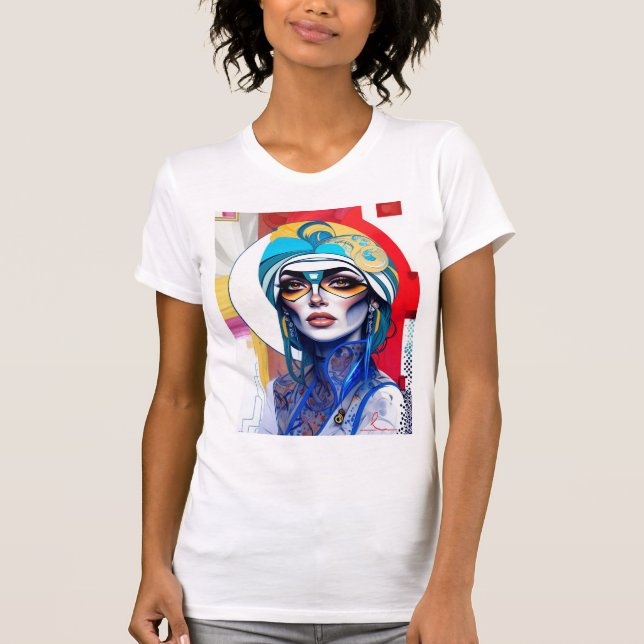 Camiseta Design abstrato (Frente)