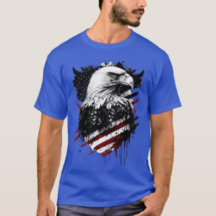 Camiseta Design Abstrato da Marca Americana