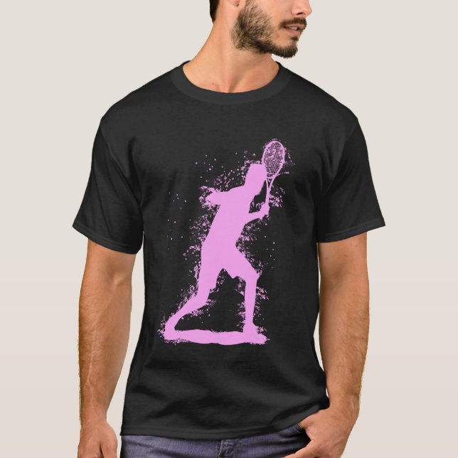 Camiseta Design Abstrato de Tênis (Frente)