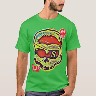 Camiseta Design ácido do crânio do Seabass