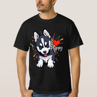 Camiseta Design Adorável de Cachorro