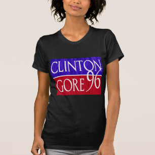 Camiseta Design afligido de Clinton Gore 96