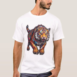 Camiseta Design agradável de tigre