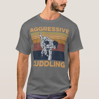 Camiseta Design Agressivo de Cudling para um treinador Jiu 