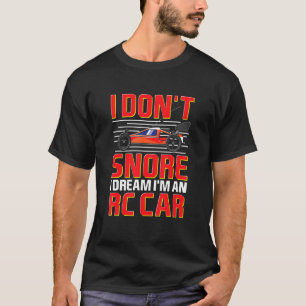 Camiseta Design Amante de Corrida RC Para Piloto de Carro R