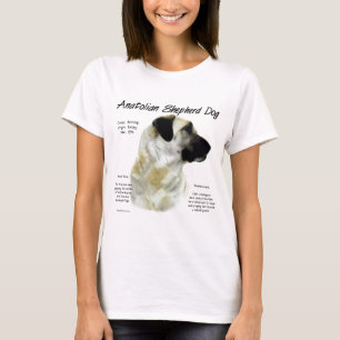 Camiseta Design anatólio da história do cão de pastor