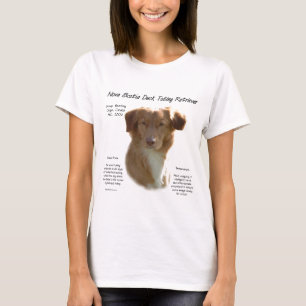 Camiseta Design anunciando da história do Retriever do pat