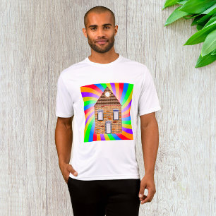 Camiseta Design Arco-Íris Colorido Psicodélico