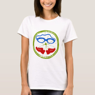 Camiseta Design artístico legal do Triathlon