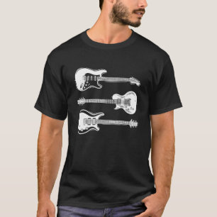 Camiseta Design Artístico legal Para Jogadores De Violão Gu