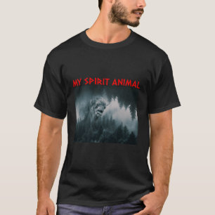 Camiseta Design artístico Meu Espírito Animal Bison