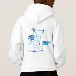 Camiseta Design ASL - Lavar, Enxaguar e Secar o Amor ILY