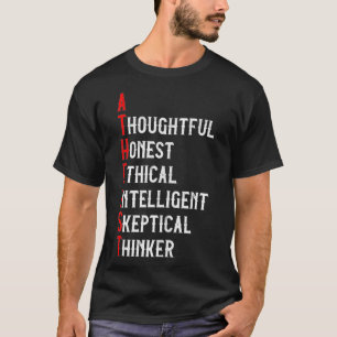 Camiseta Design ateu para não crentes ateísmo agnóstico