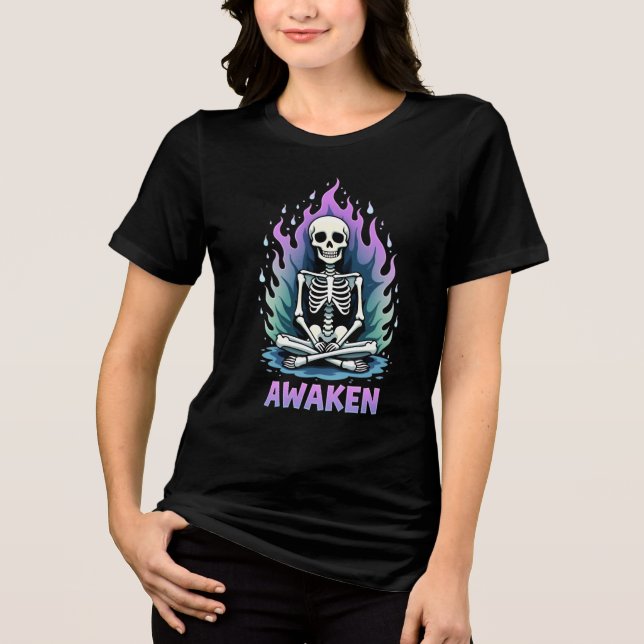 Camiseta design "Awaken Skeleton" (Frente)