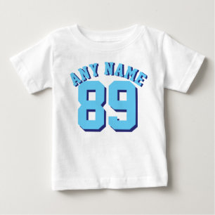 Camiseta Design azul & branco do jérsei dos esportes do