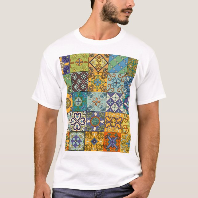 Camiseta Design Azulejo de Talavera Português (Frente)