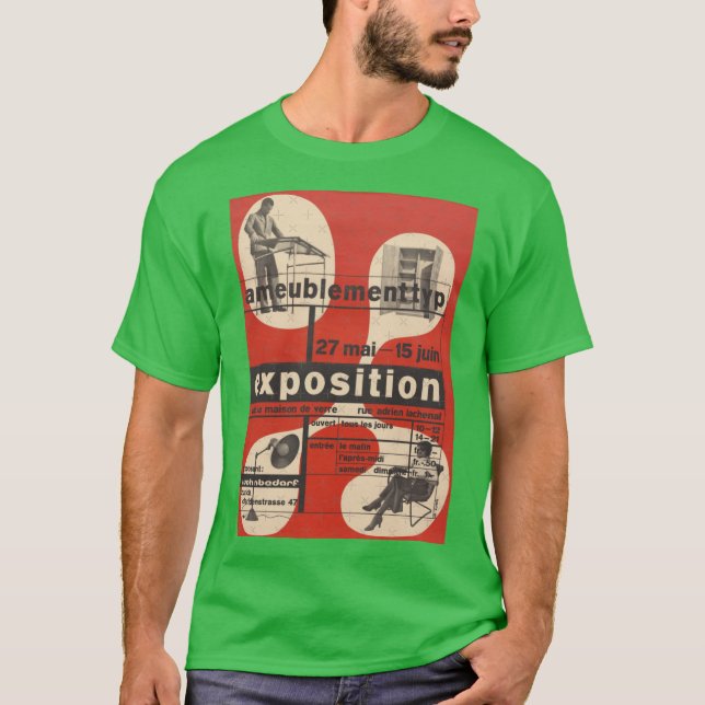 Camiseta design BauHaus 50 Superdimensionado (Frente)