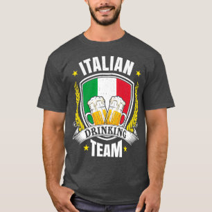 Camiseta Design Bebendo de Beer Games da Equipe do Italian