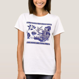 Camiseta Design Blue Willow China