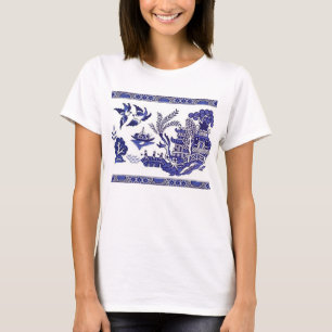 Camiseta Design Blue Willow China