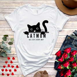Camiseta Design bonitinha, amante preto de gatos